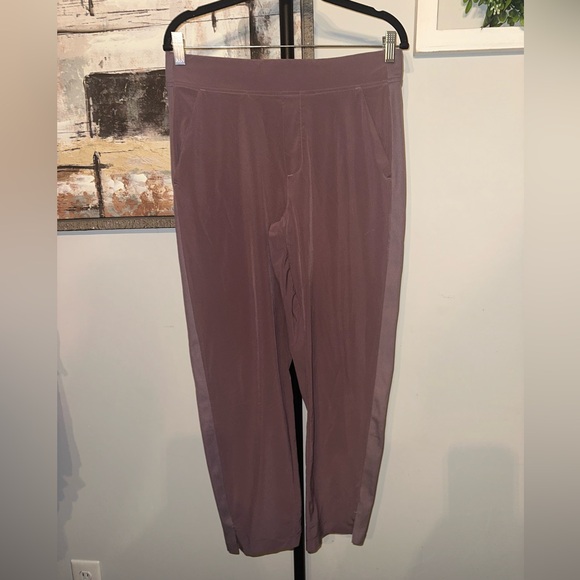 Athleta Pants - Athleta Size Medium Purple Casual Straight Leg Performance Pants